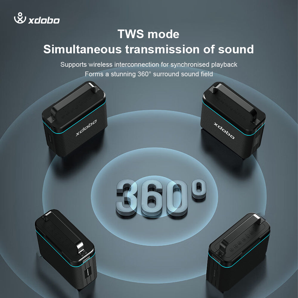 xdobo 200W Truth Bluetooth karaoke speaker