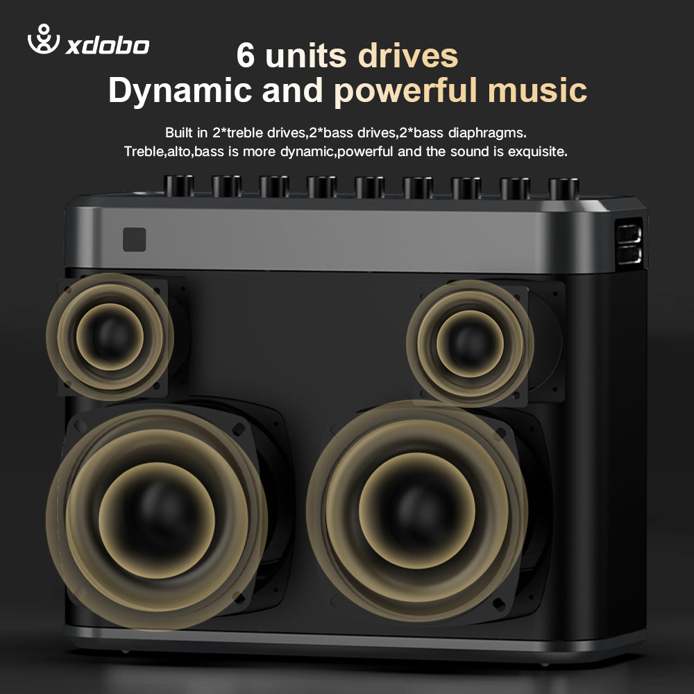 xdobo 200W Tuner Bluetooth karaoke speaker