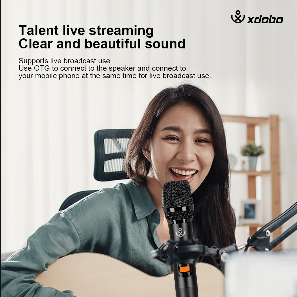 xdobo 200W Tuner Bluetooth karaoke speaker