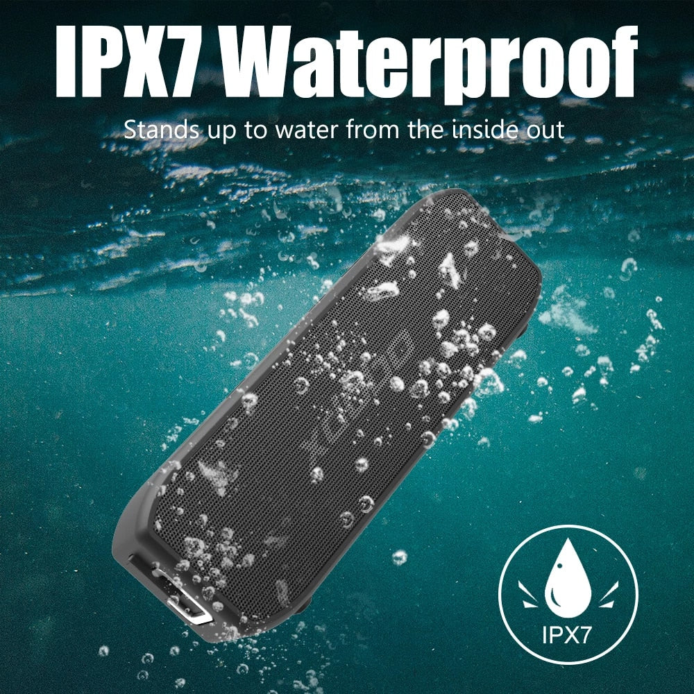 XDOBO Wing 2020 20W portátil sem fio compatível com Bluetooth alto-falante BT5.0 IPX7 caixa de som à prova d'água TWS reprodutor de áudio Boombox