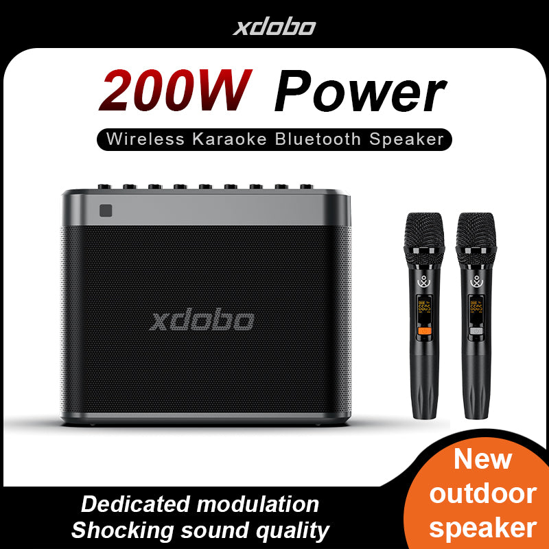 xdobo 200W Tuner Bluetooth karaoke speaker
