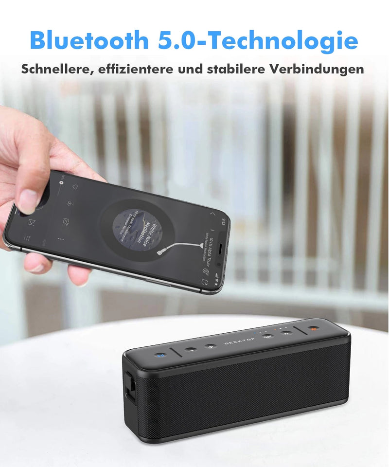 xdobo Gentelman 1992 40W Portátil Wireloss Bluetooth Alto-falante TWS Stereo Boombox Suporte Cartão TF AUX Porta USB Power Bank